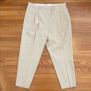 Babaton Women’s Cream Pleated Trousers